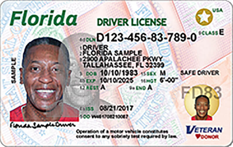 Florida drivers license replacement